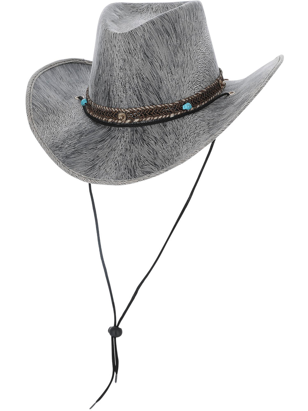 Western Cowboy Hat Grey Detail