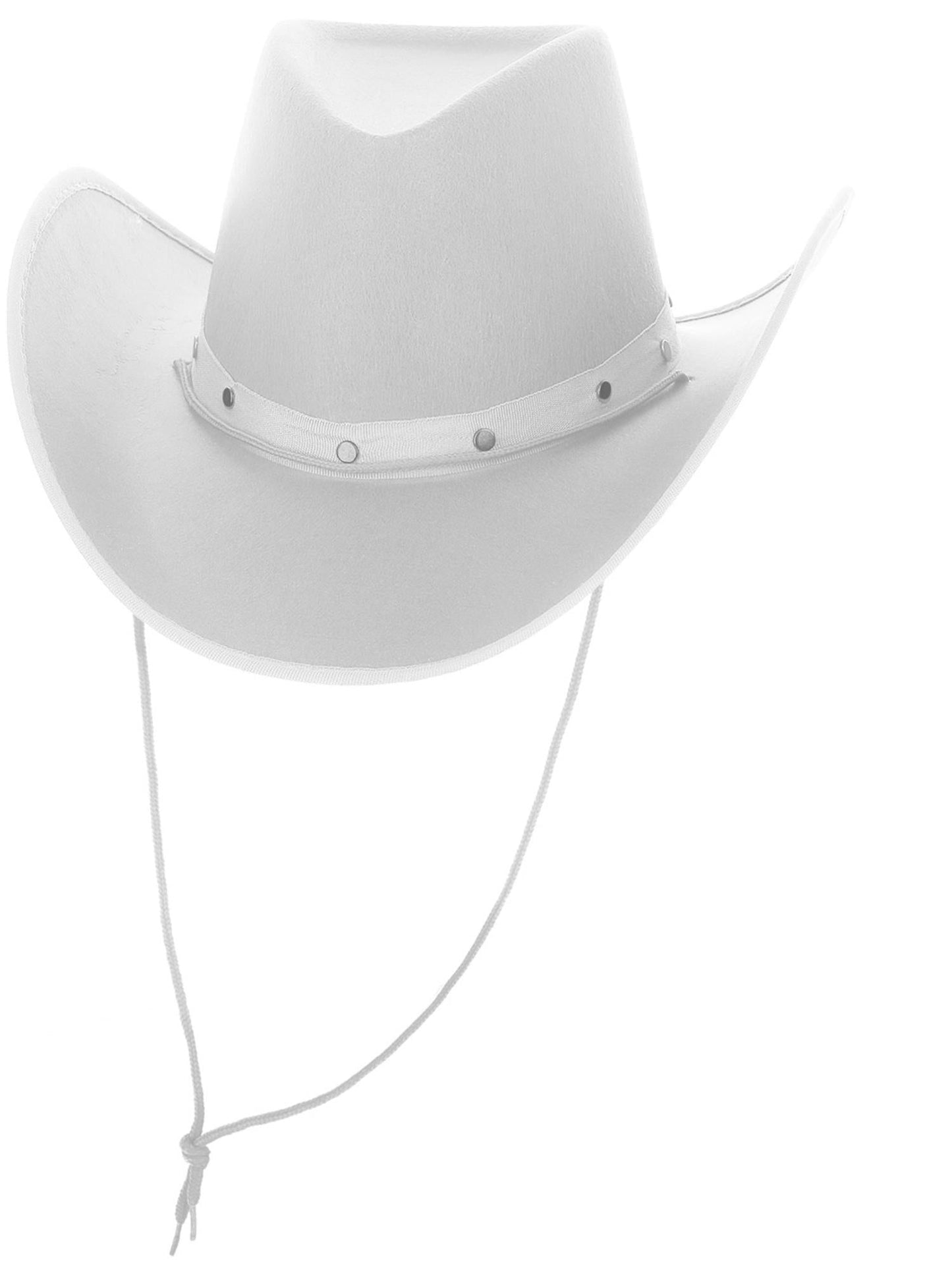 Felt Effect Cowboy Hat with Round Studs