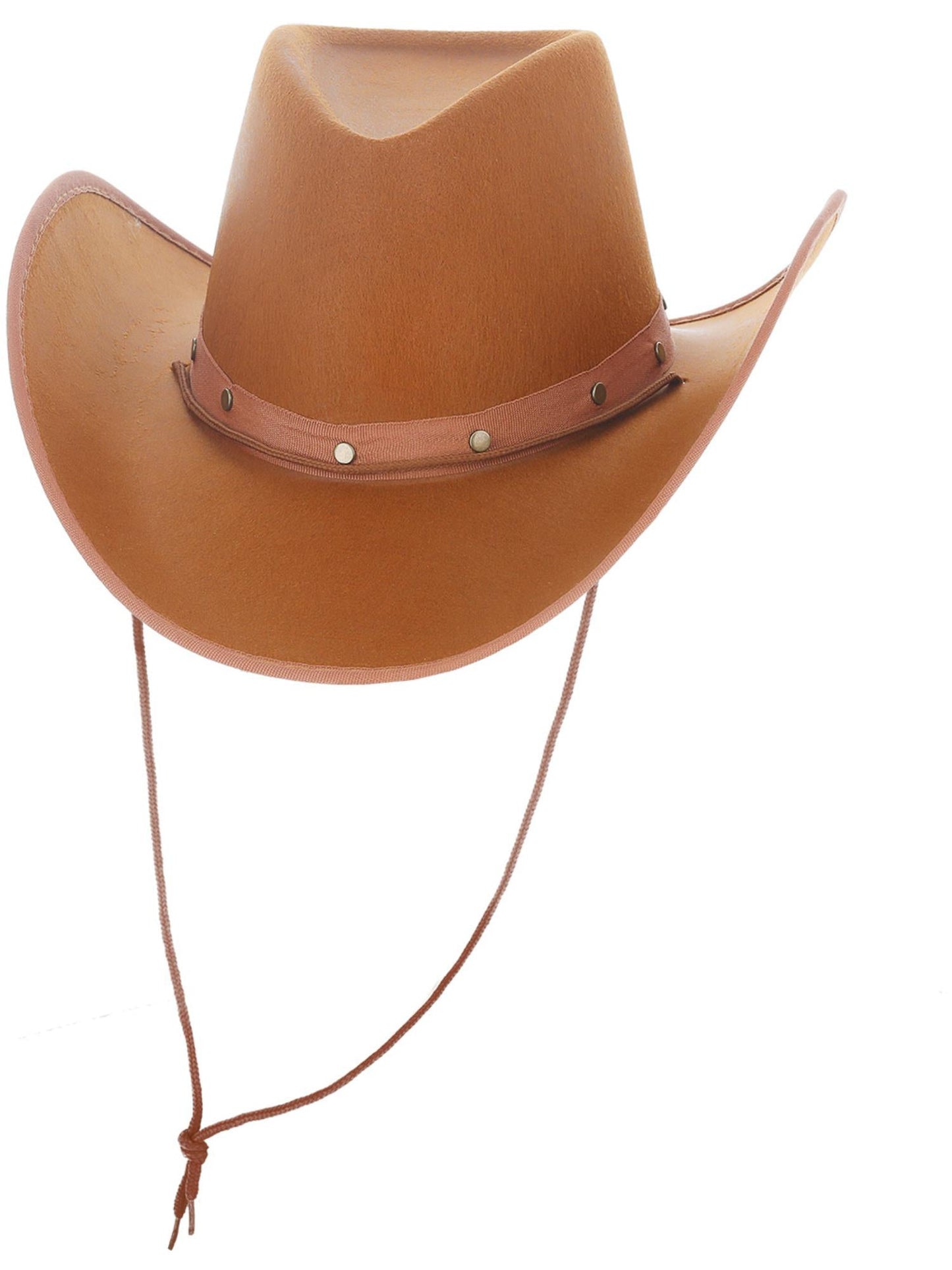 Felt Effect Cowboy Hat with Round Studs
