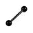 Black Titanium Barbell