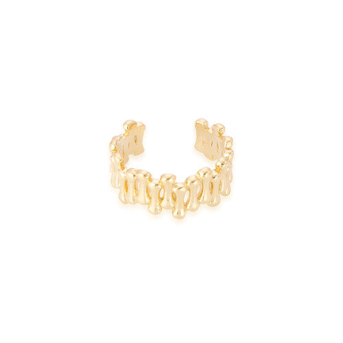 Aspen Linear Ear Cuff - Gold Plated