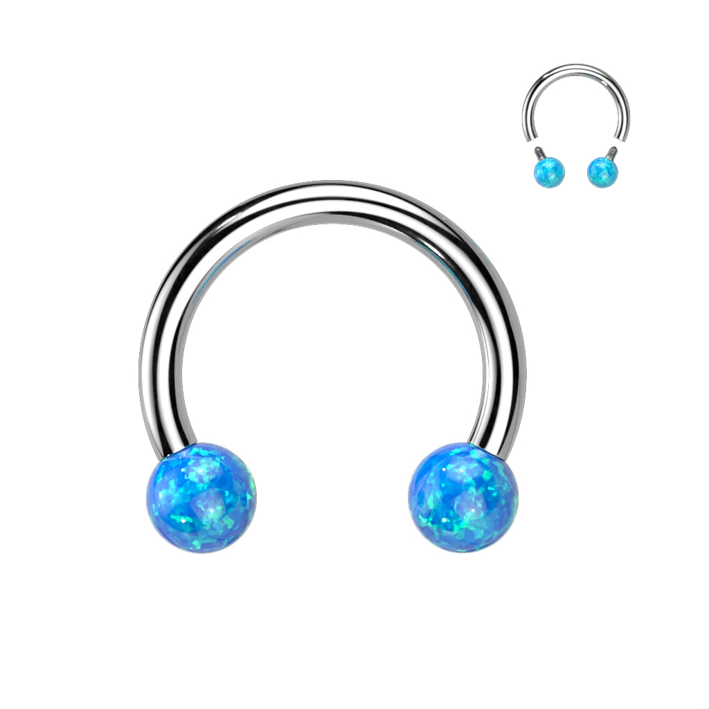 Opal Ball Horseshoe.