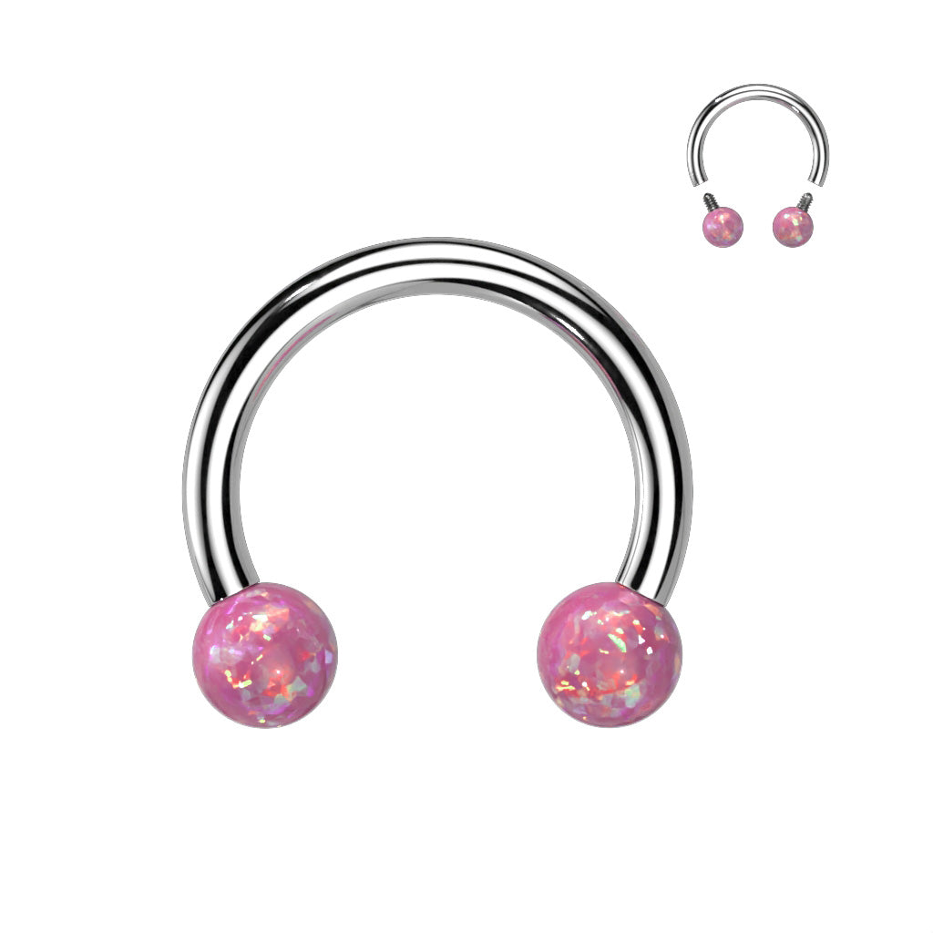 Opal Ball Horseshoe.