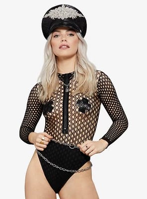 Long Sleeve Zipped Bodysuit