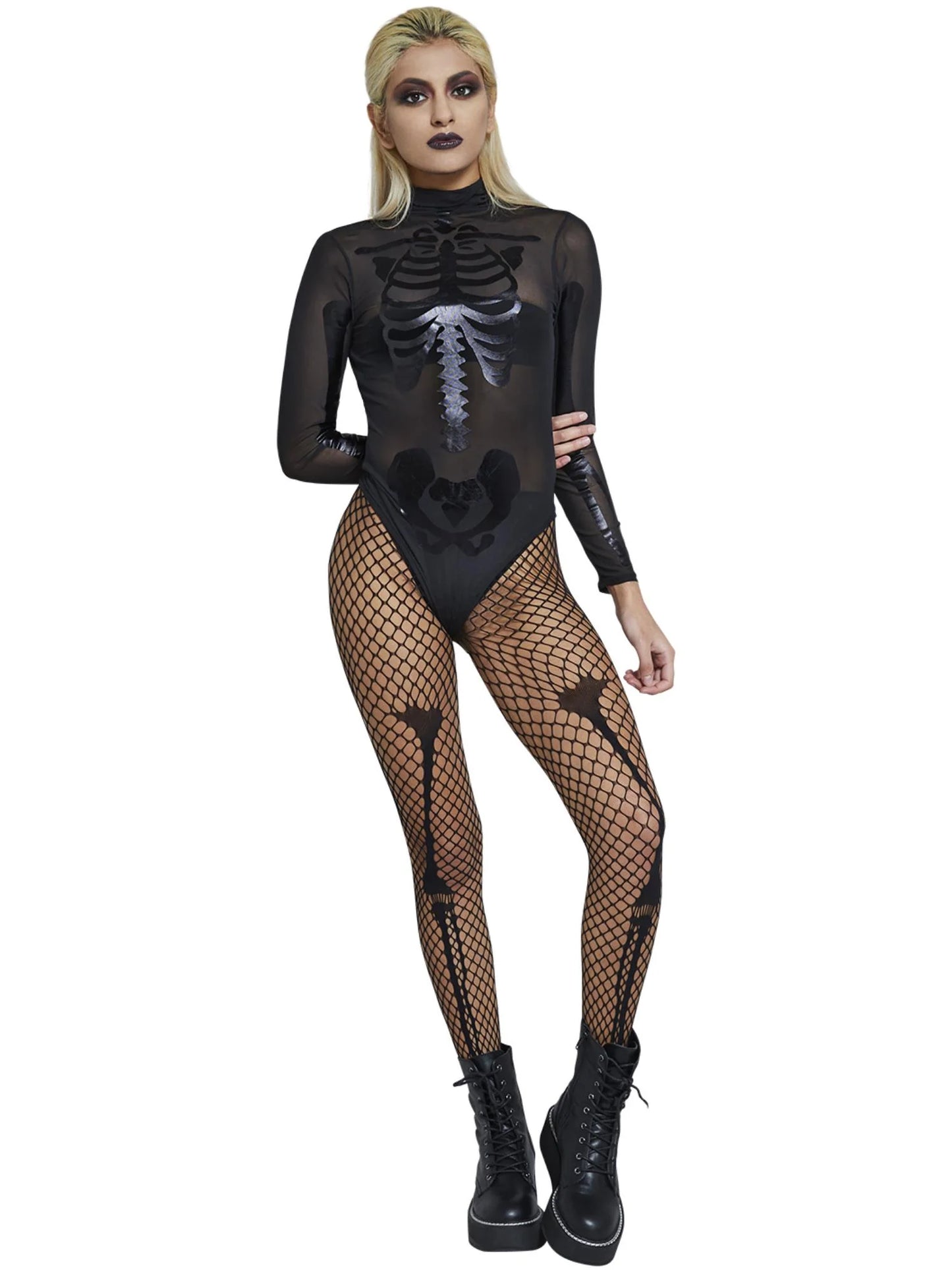 Sheer Skeleton Bodysuit
