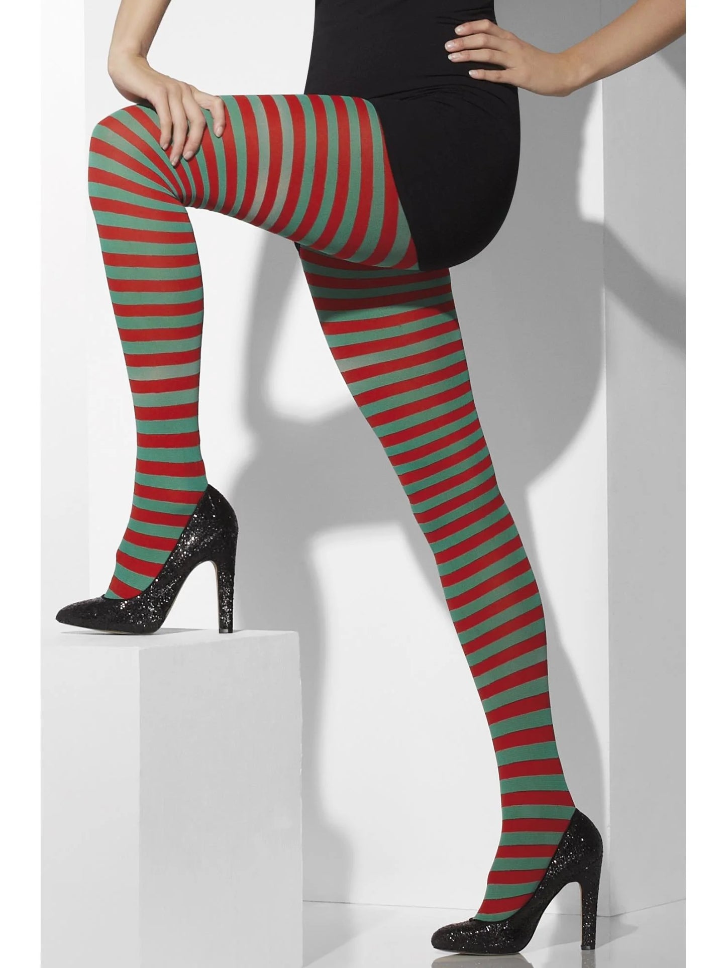 Green and red tights