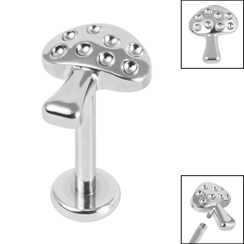 Titanium Toadstool Labret.