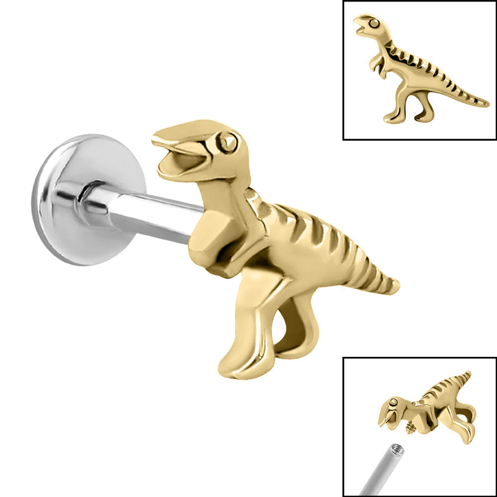 Titanium T-Rex Labret.