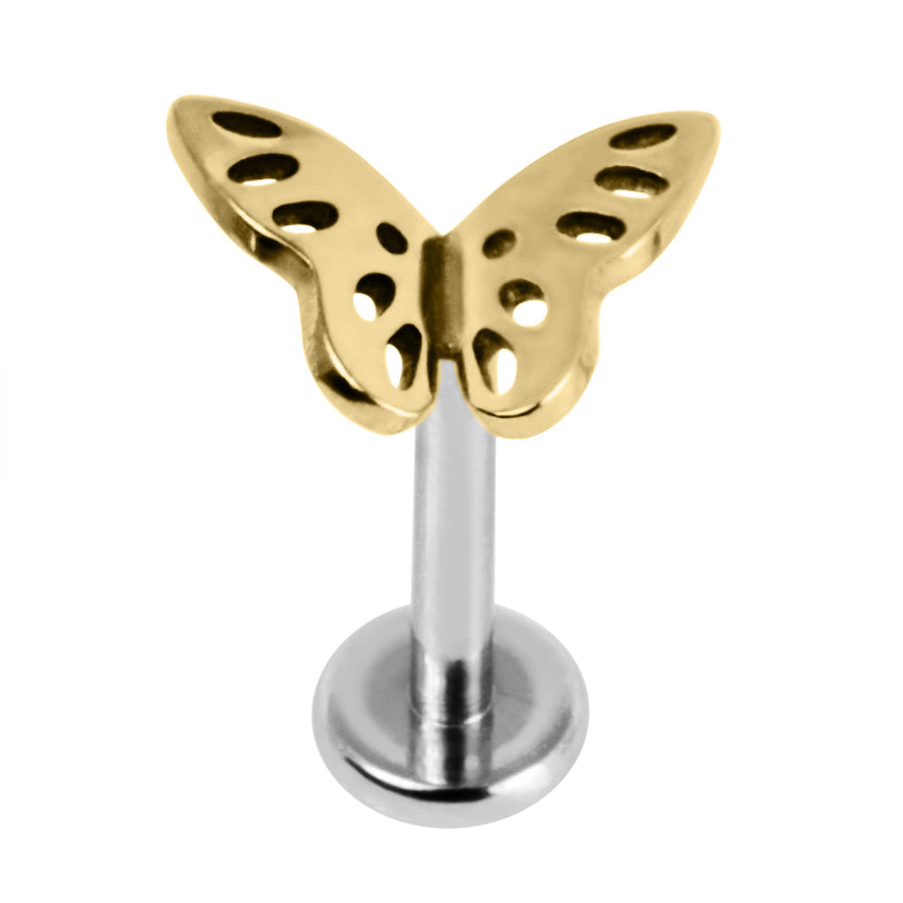 Titanium Butterfly Labret.