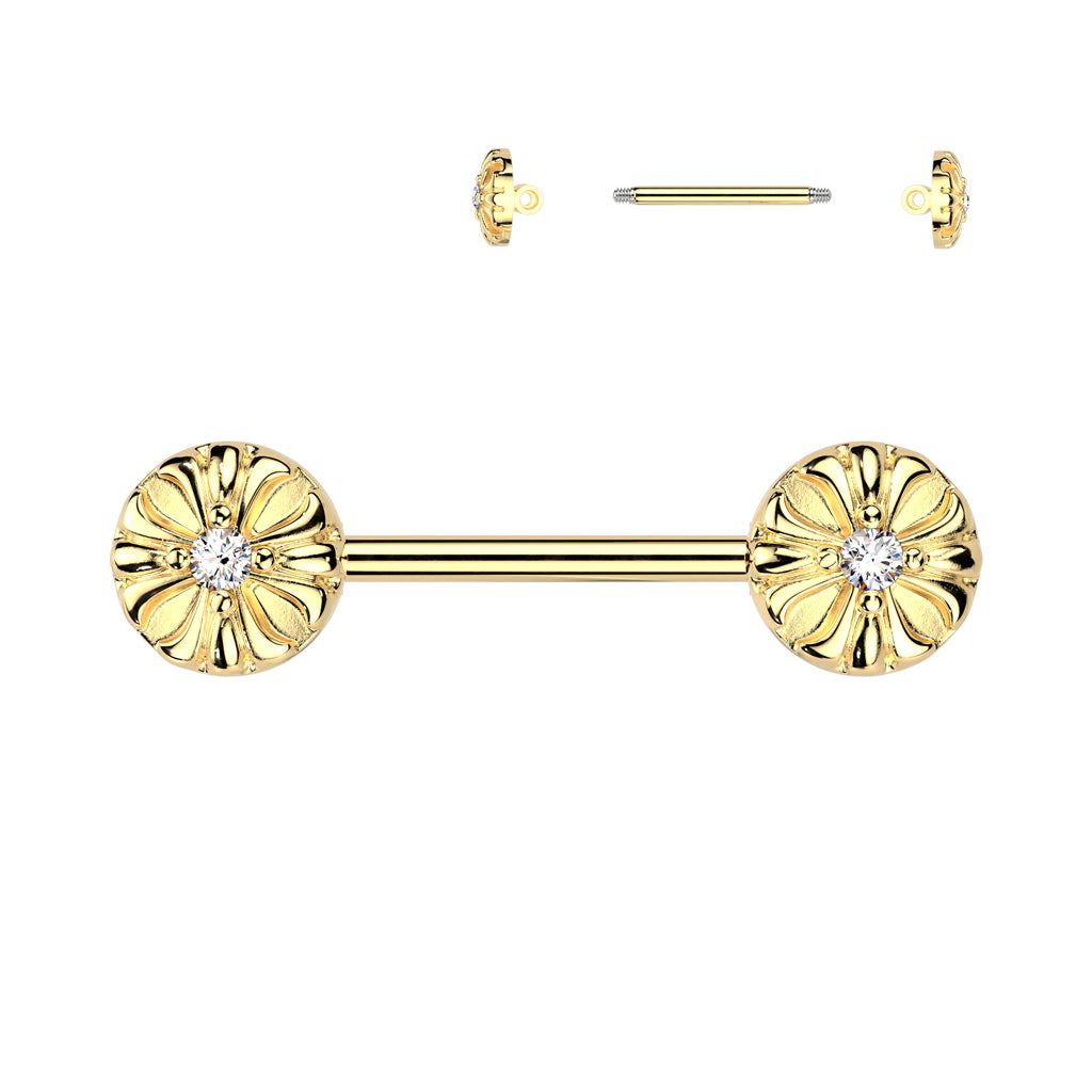 Celtic Shield Nipple Bar.