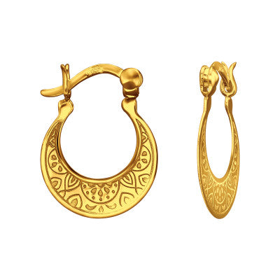 Patterned Lock Hoops