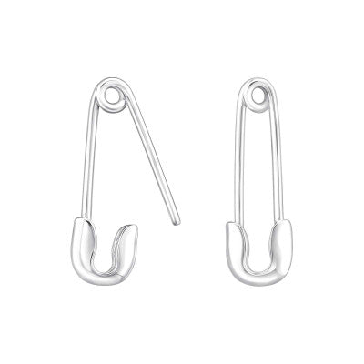 Safety Pin Hoops
