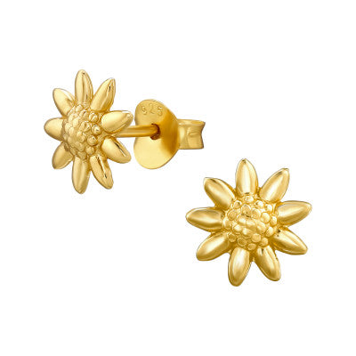 Gold Daisy Studs