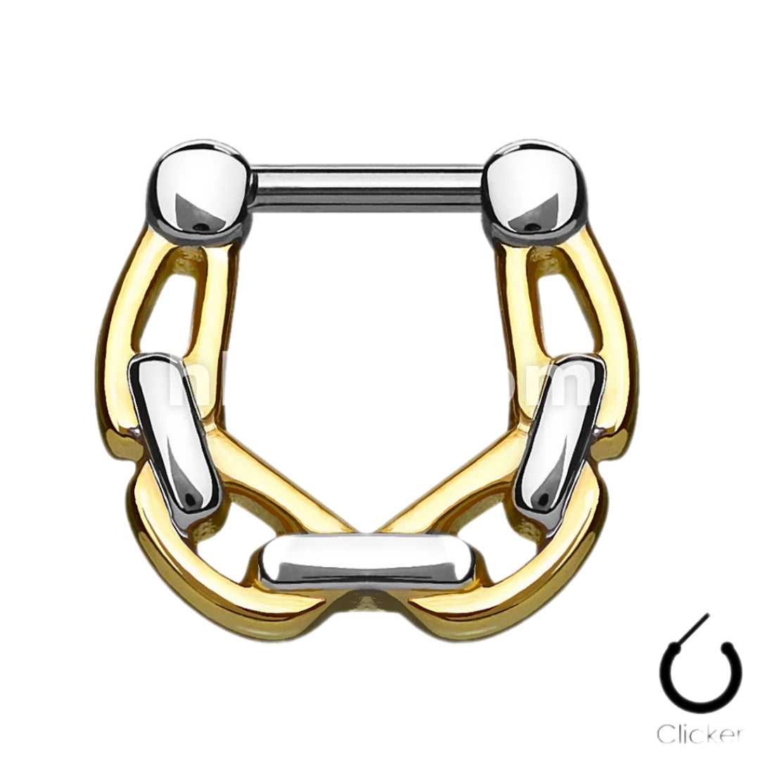 Chain Link Septum Clicker.