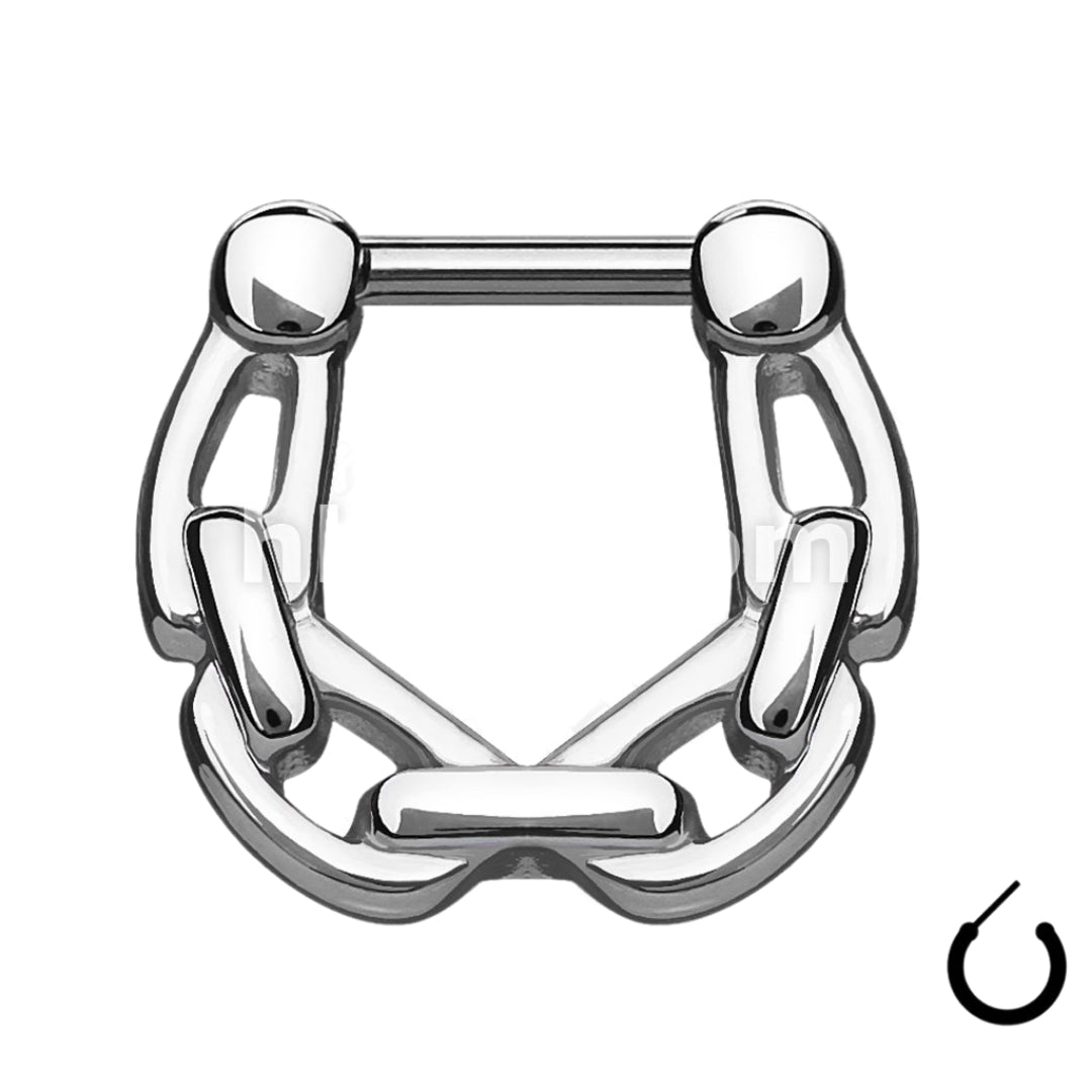 Chain Link Septum Clicker.