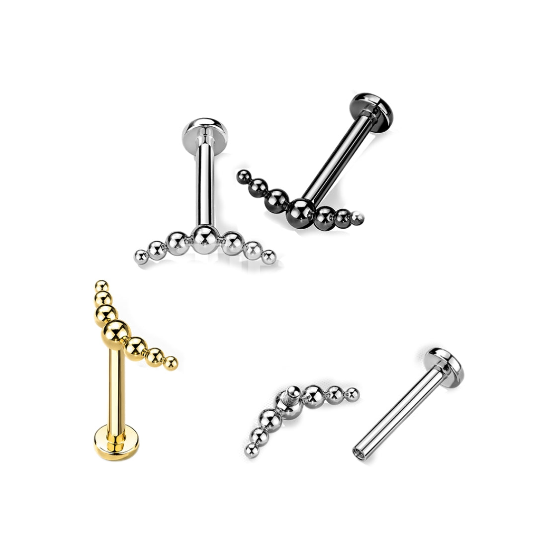Multi Bead Labret.