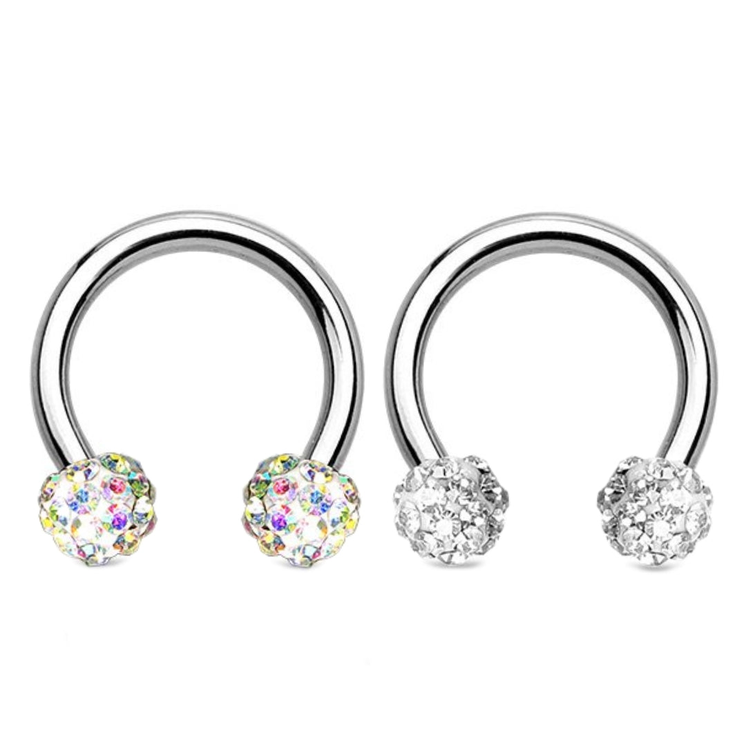 Disco Ball Horseshoe.