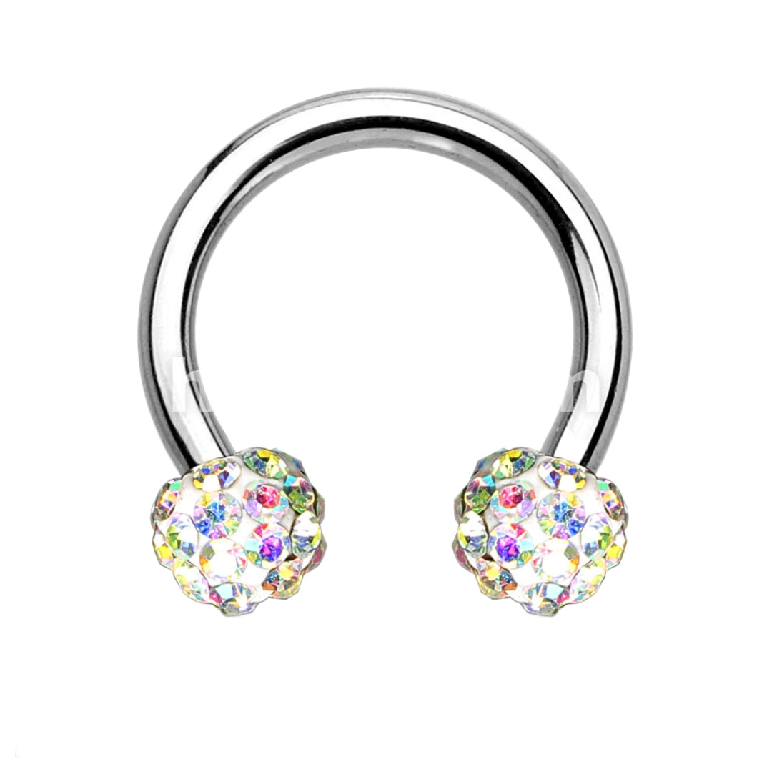 Disco Ball Horseshoe.