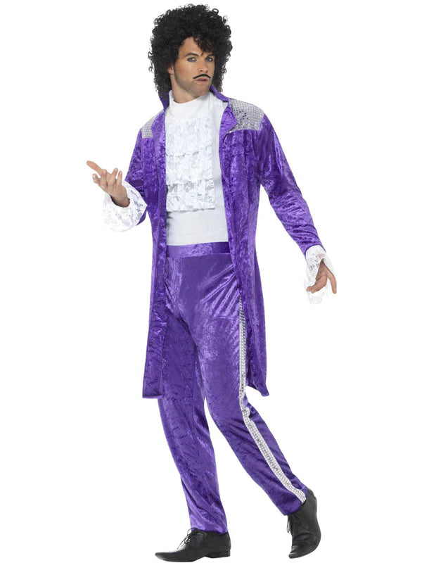 80s Purple Musician Costume