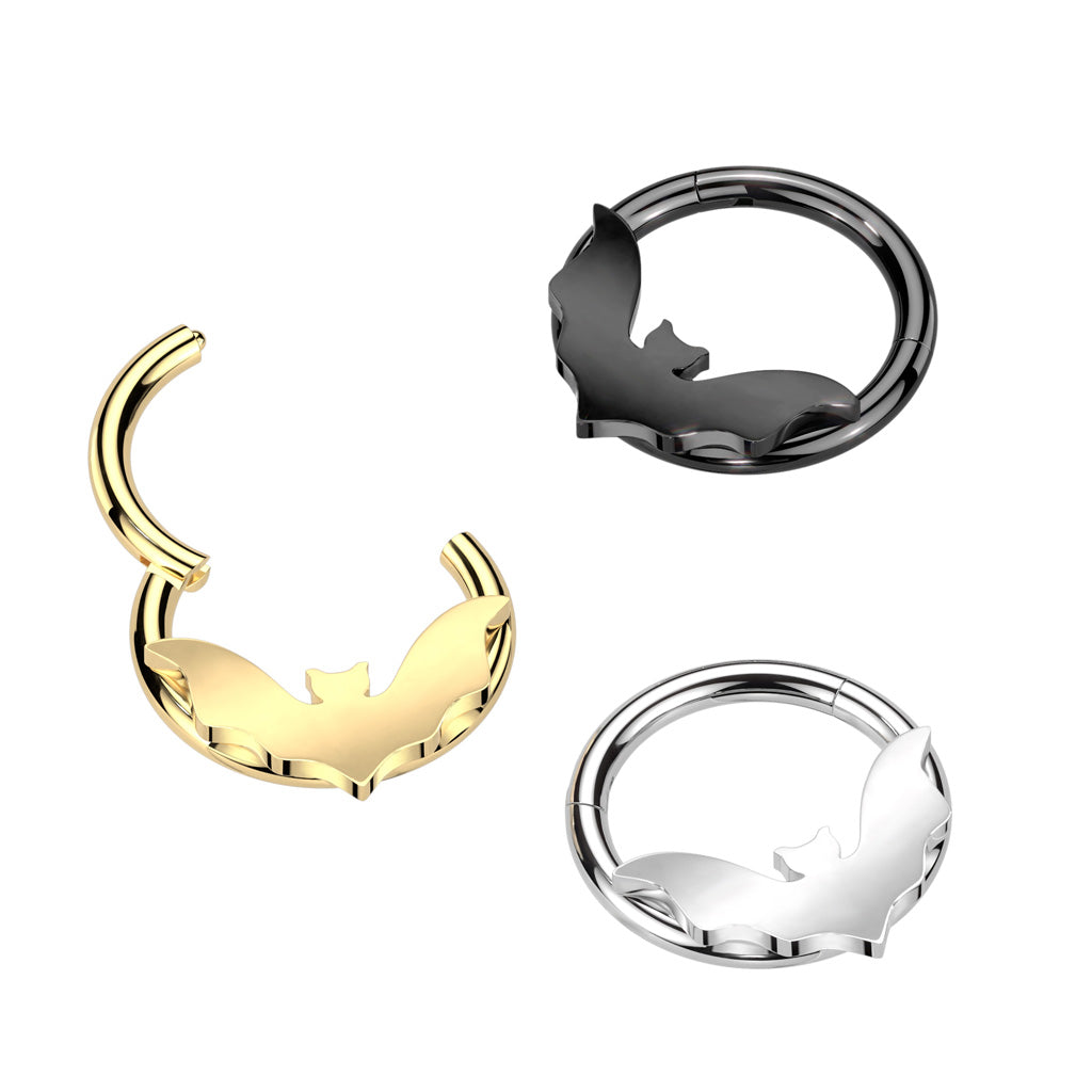 Forward Facing Bat Hinged Segment Ring.