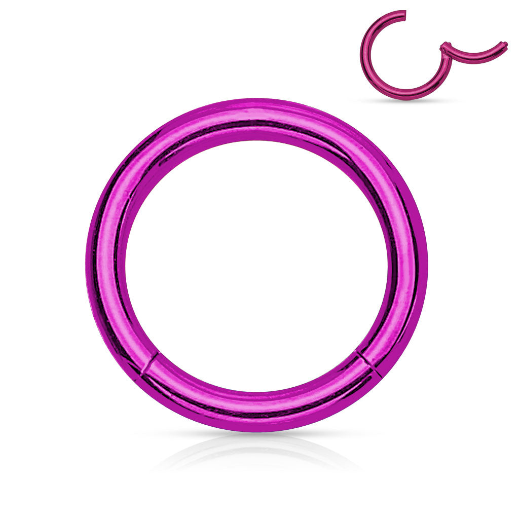 Titanium Hinged Rings.