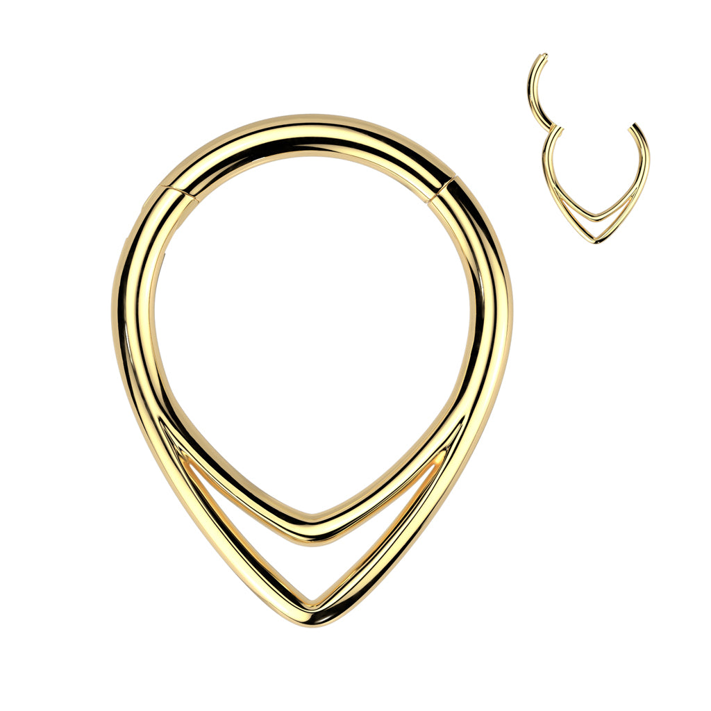 Double Chevron Hinged Segment Ring.