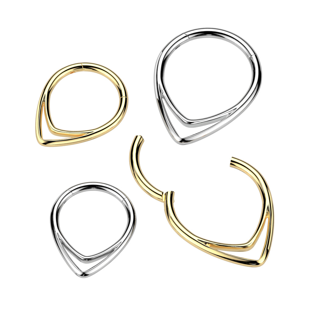 Double Chevron Hinged Segment Ring.