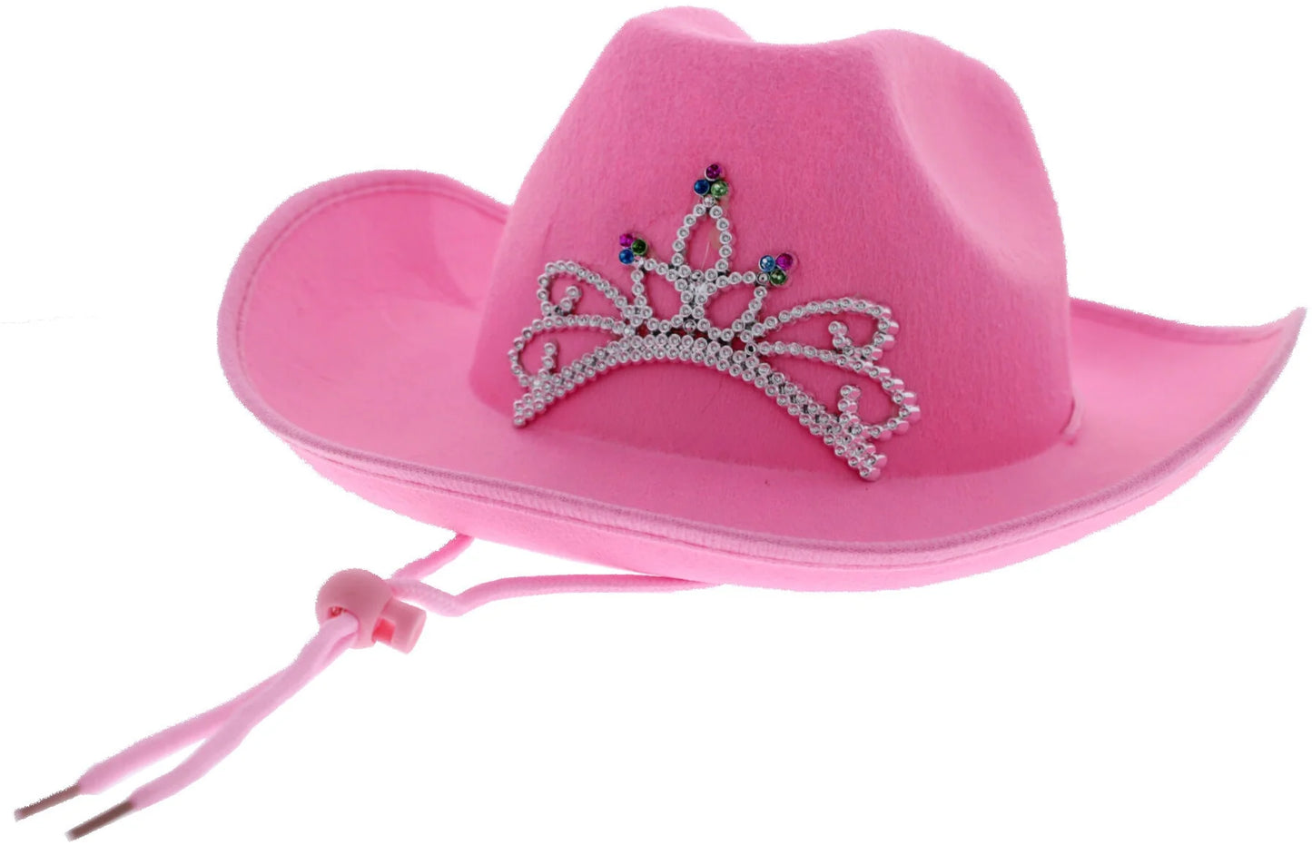 Pink Cowboy Hat with Tiara