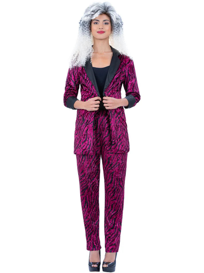 80s Pink Zebra Suit
