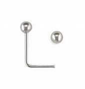 Sterling Silver Ball Nose Stud.