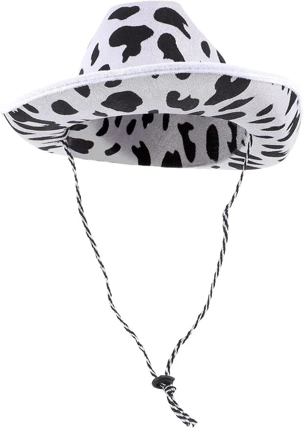 Cow Print Cowboy Hat