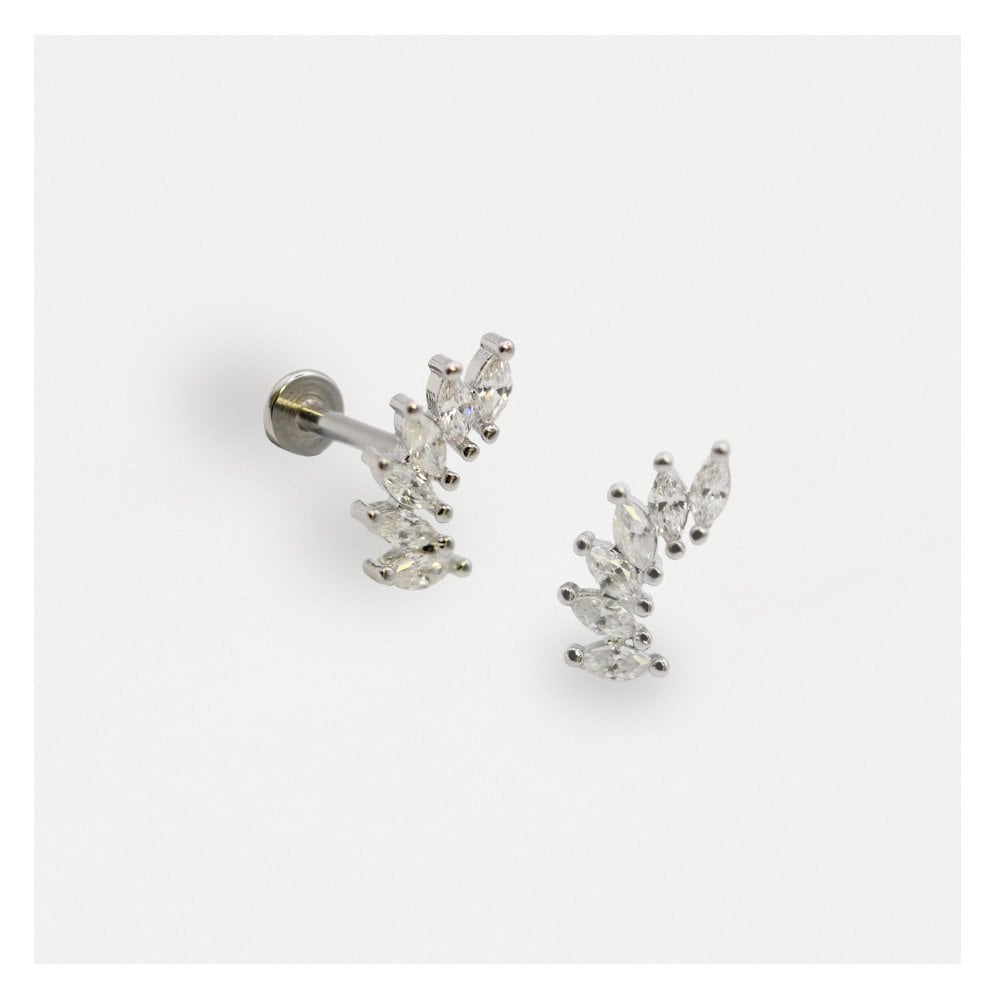 Crystal Flower Petals Labret.