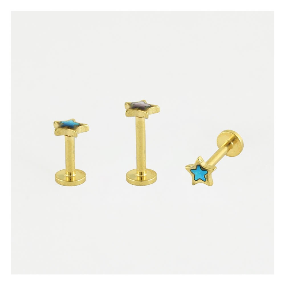 Opal Star Labret.