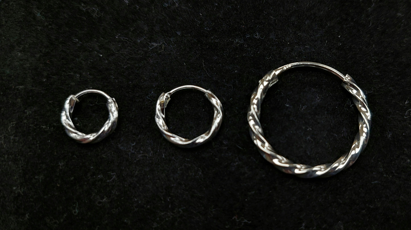 Twist Hoops.