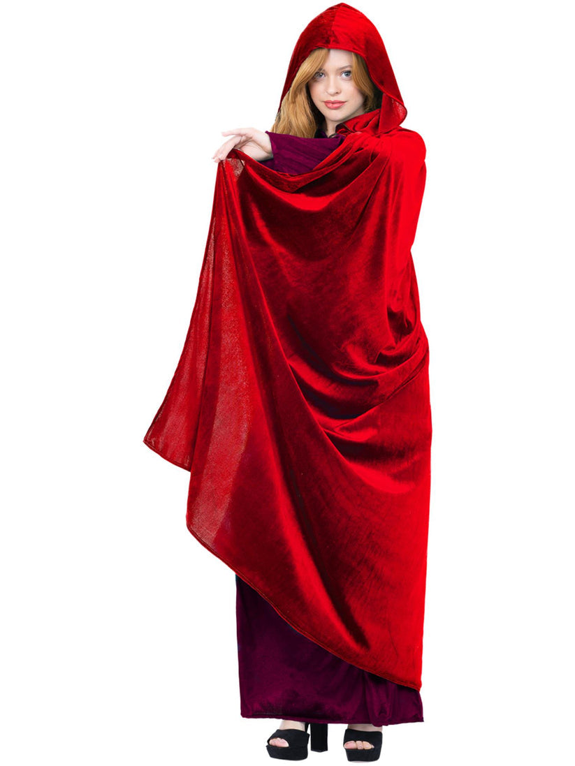 Garnet Red Deluxe Cloak