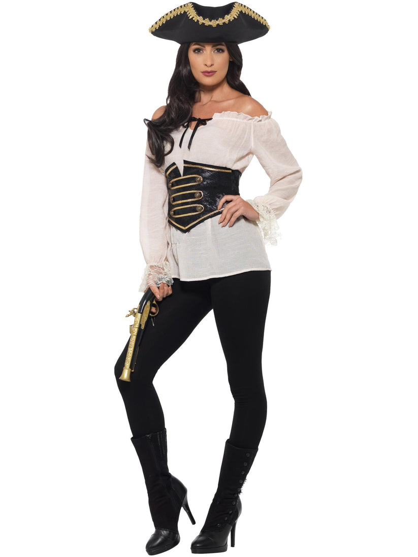 Ivory Deluxe Pirate Shirt