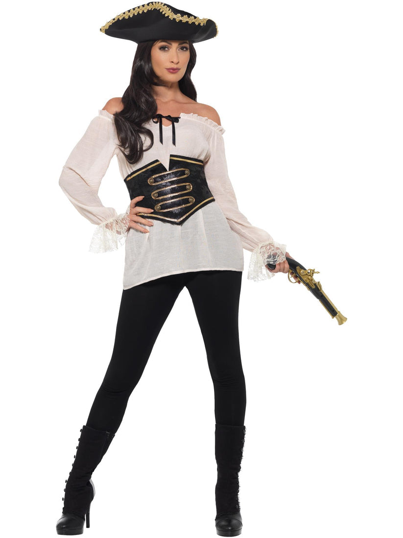 Ivory Deluxe Pirate Shirt