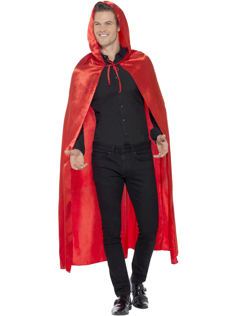 Satin Hooded Cape