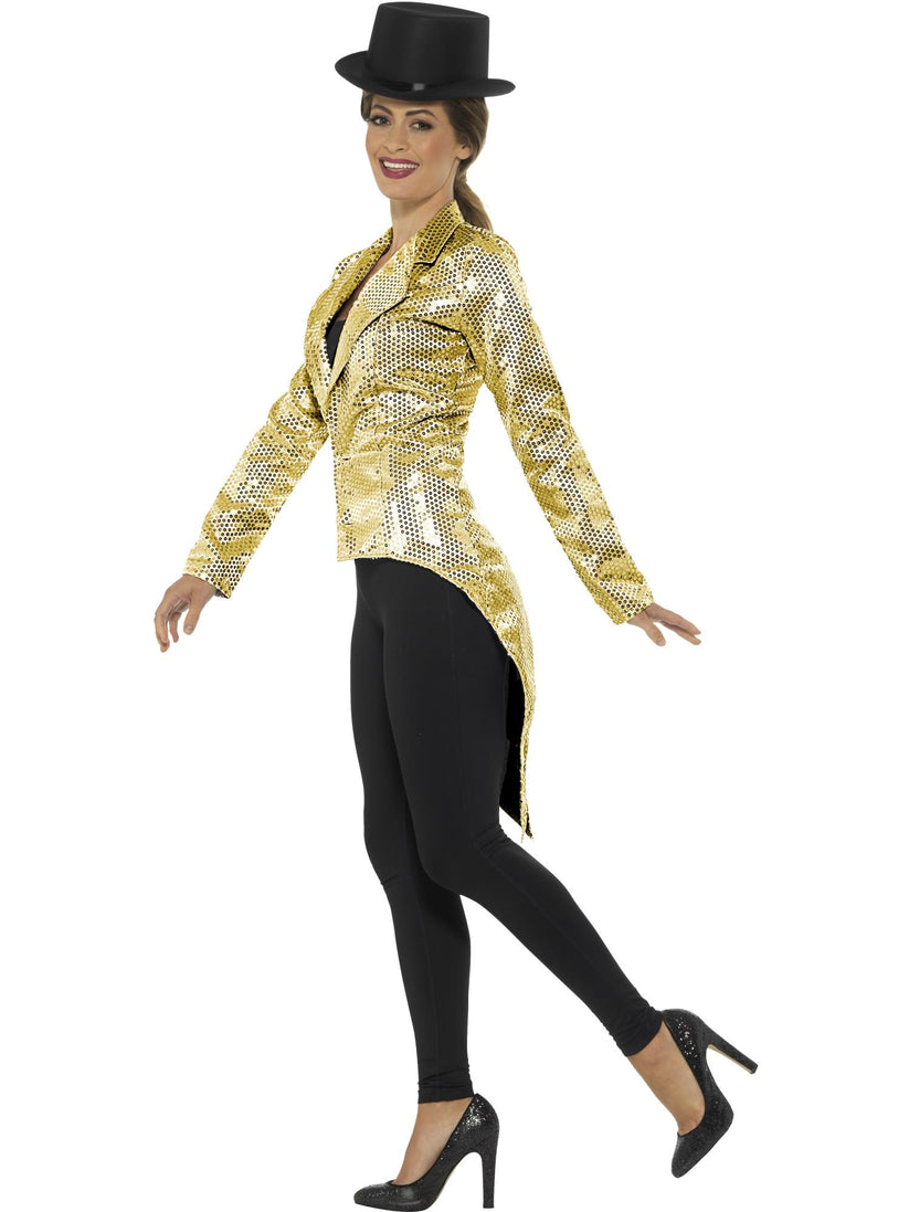 Sequin Tailcoat Jacket