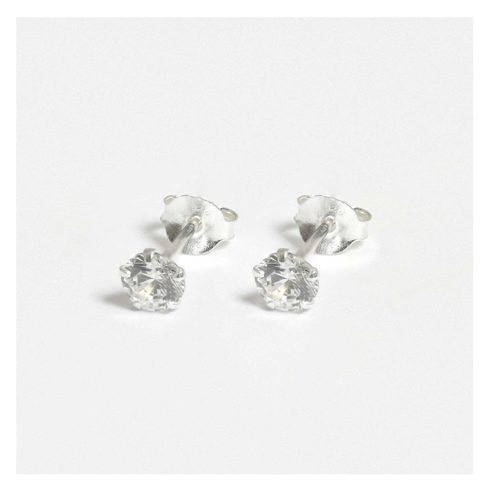 5mm Round CZ studs