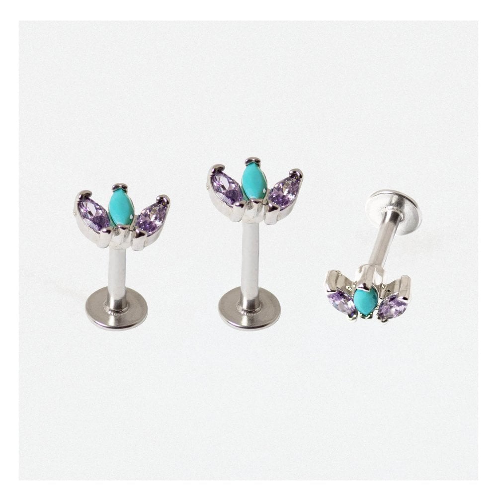 Three Petals Labret.