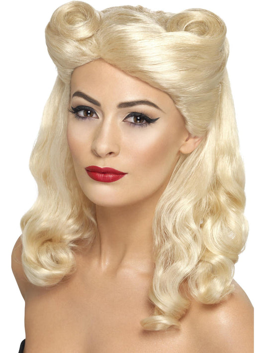 40s Pin Up Wig Blonde