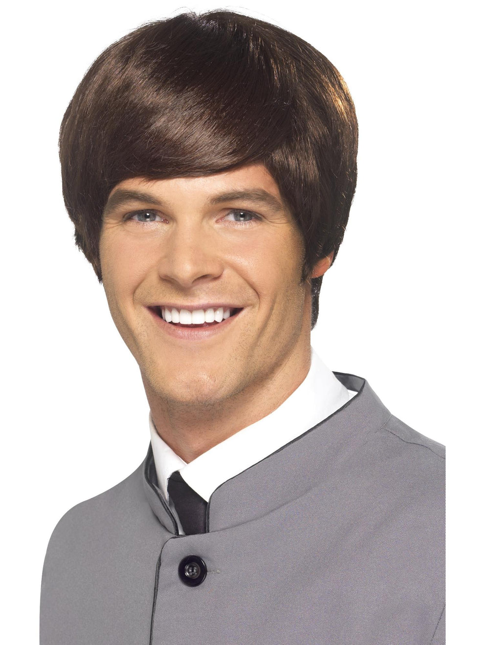 60s Male Mod Wig, Brown