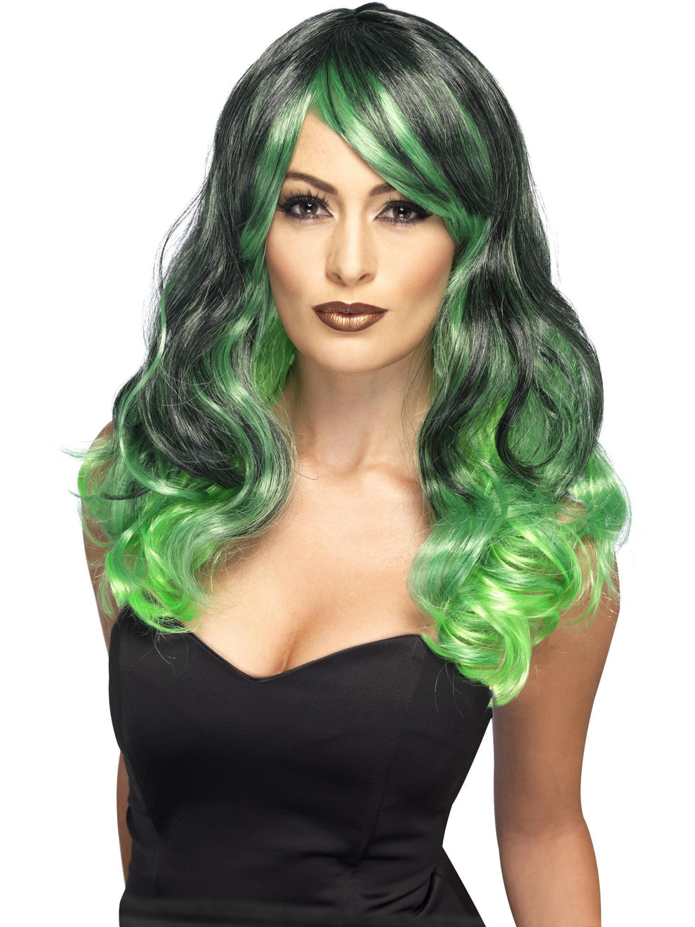 Bewitching Ombre Wig, Green&Black