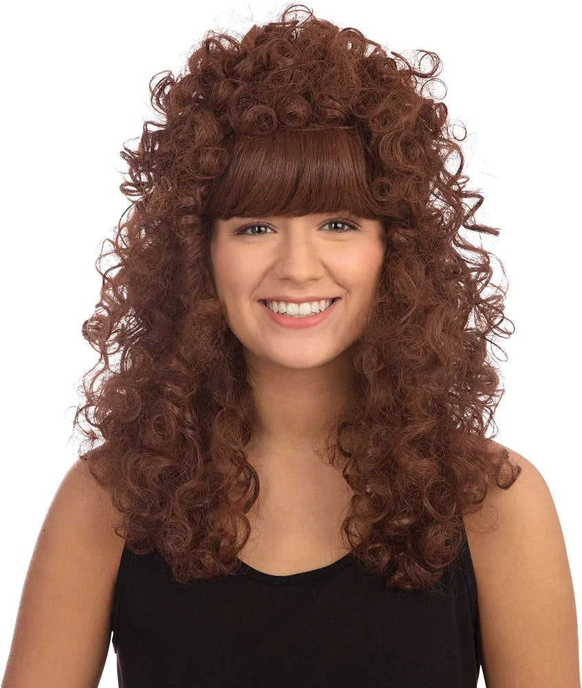 Long Curly Ginger Wig