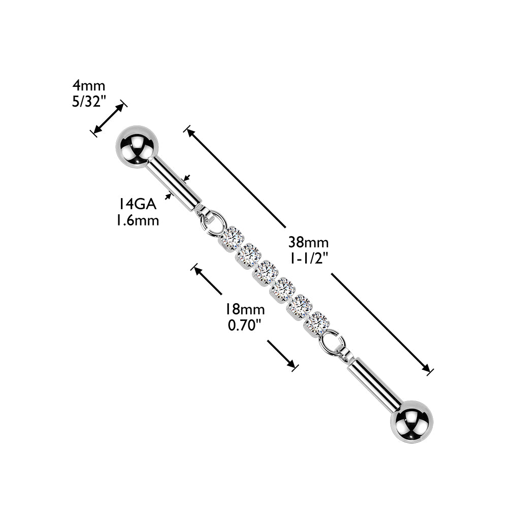 CZ Chain Industrial Barbell.