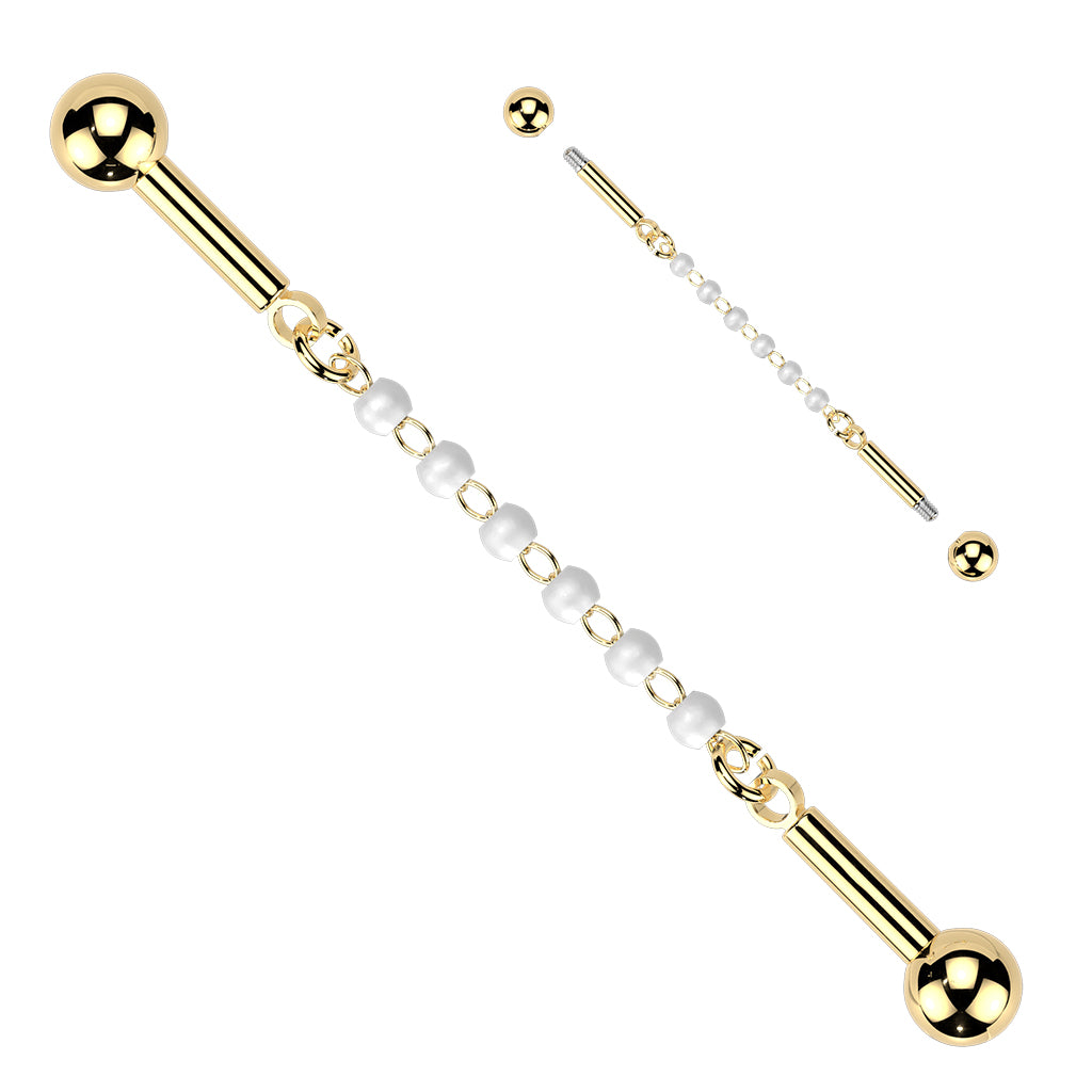 Pearl Chain Industrial Barbell.