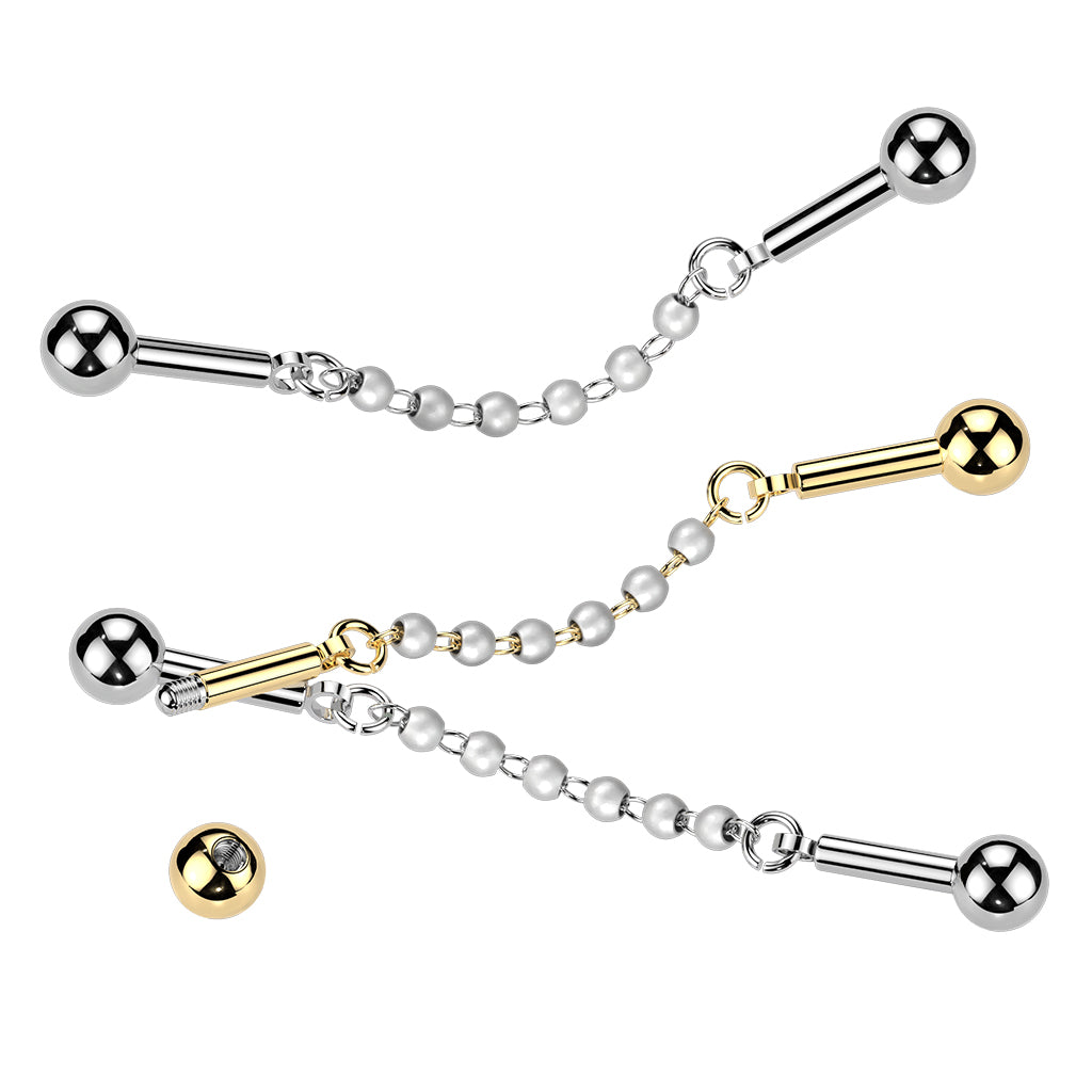 Pearl Chain Industrial Barbell.