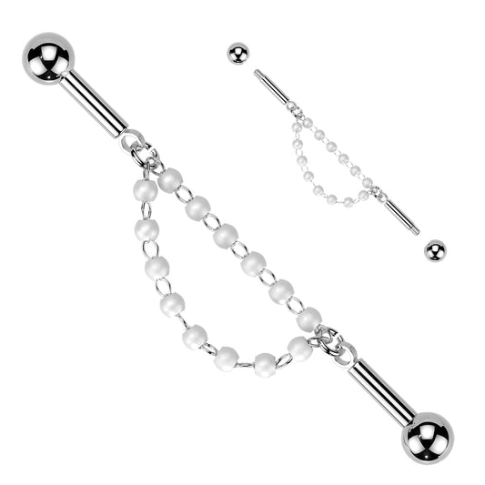 Pearl Double Chain Industrial Barbell.