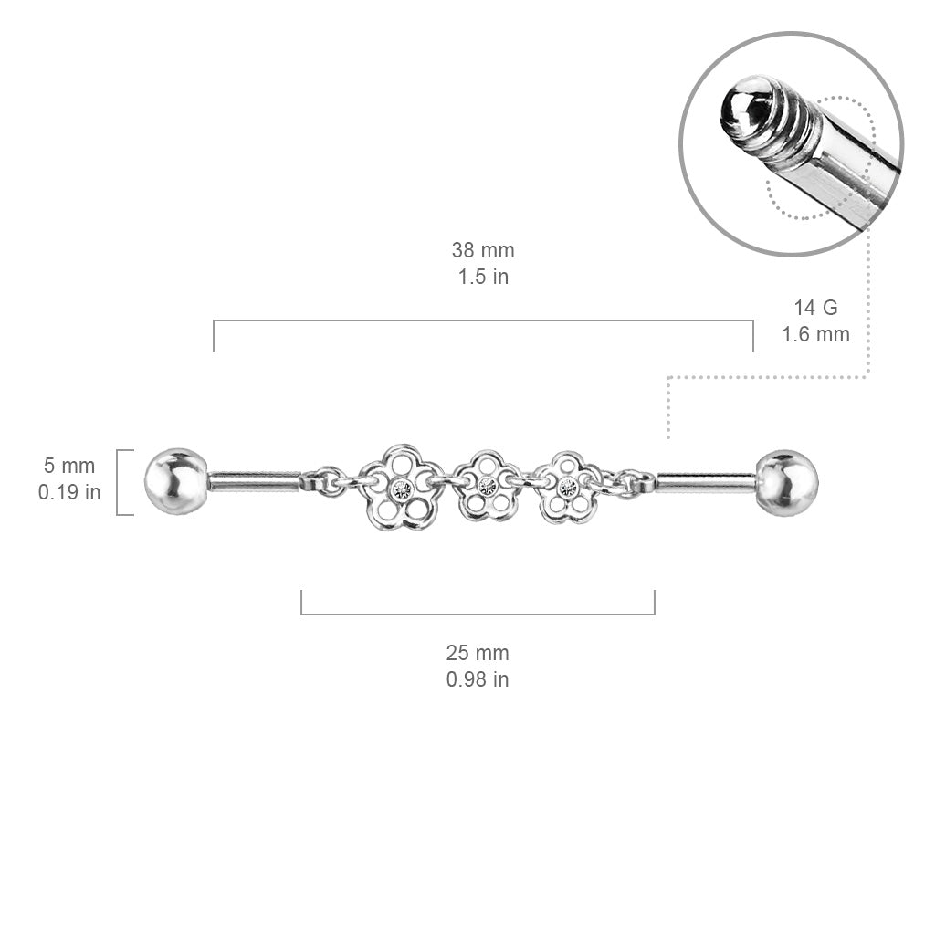 Daisy Chain Industrial Barbell.